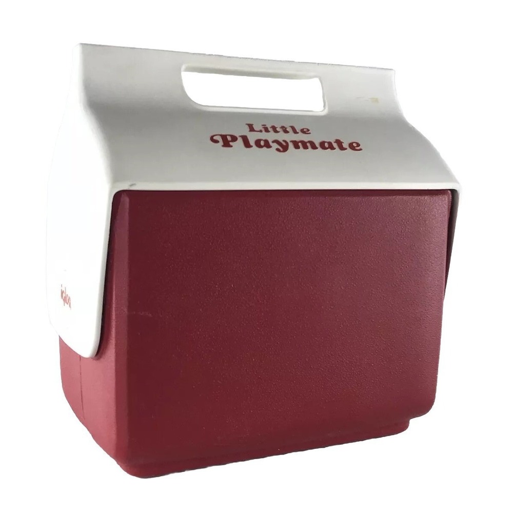 Igloo Little Playmate Cooler Red White Portable Lunch Box Personal Picnic 10in